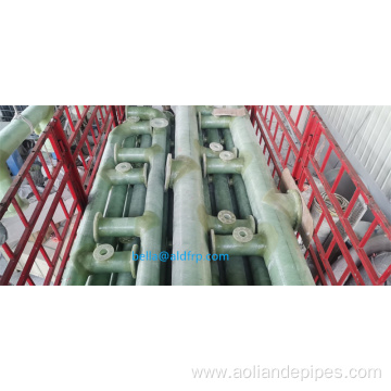 Fiberglass FRP GRP tee Flange reducing